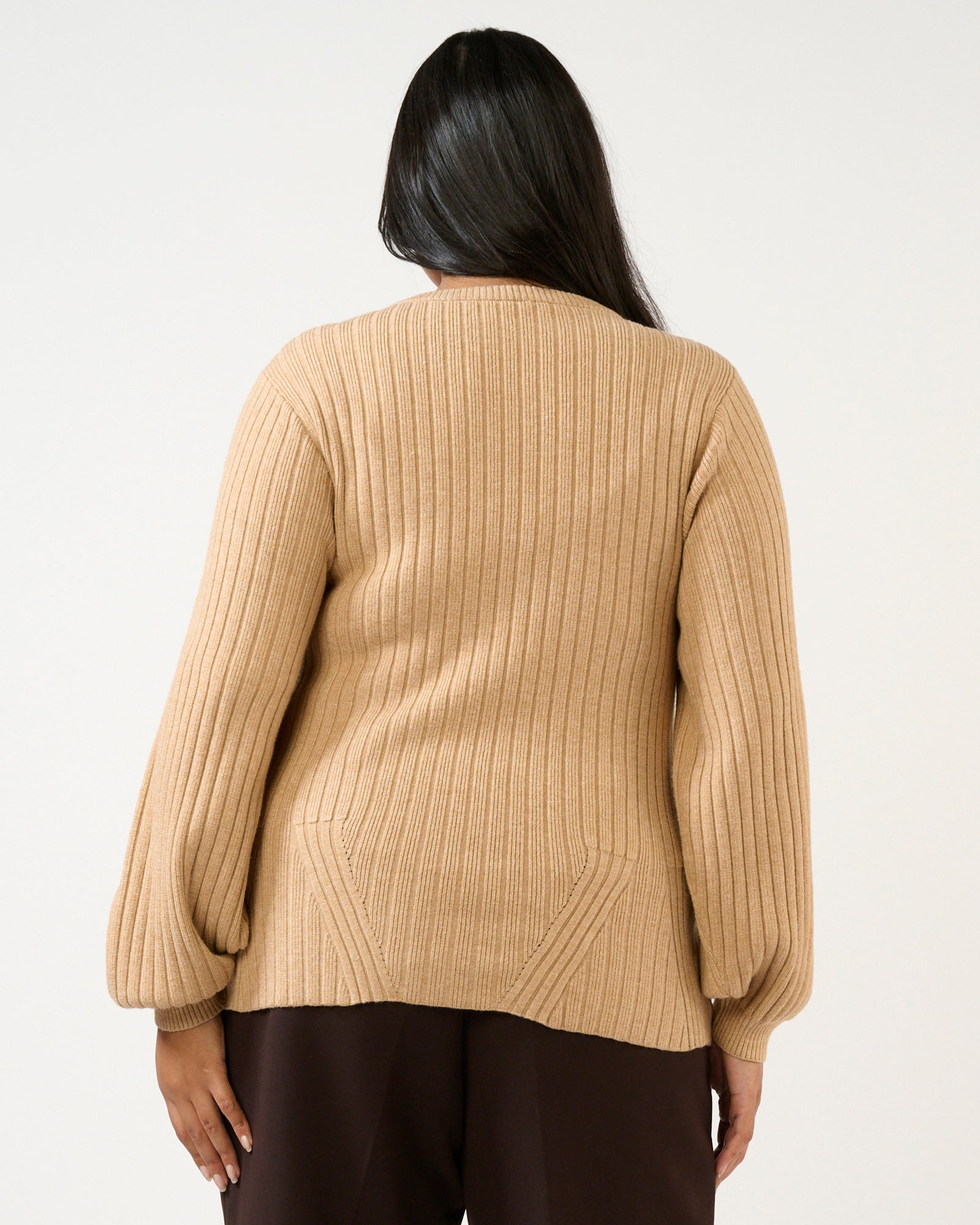 Remi Ribbed Knit - Beige - Estelle Clothing