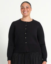 Jasmine Cardi - Black - Estelle Clothing
