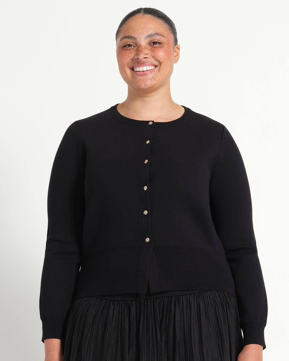 Jasmine Cardi - Black - Estelle Clothing
