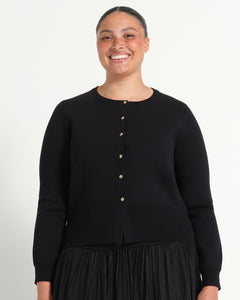 Jasmine Cardi - Black - Estelle Clothing

