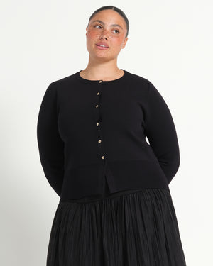 Jasmine Cardi - Black - Estelle Clothing
