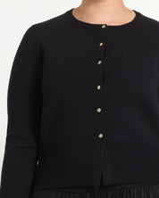 Jasmine Cardi - Black - Estelle Clothing
