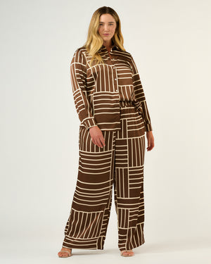 Josie Pant - Cedar/Cream - Estelle Clothing
