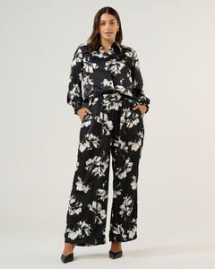 Gilda Pant - Black/Milk - Estelle Clothing
