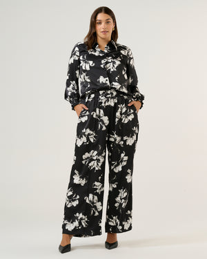 Gilda Pant - Black/Milk - Estelle Clothing
