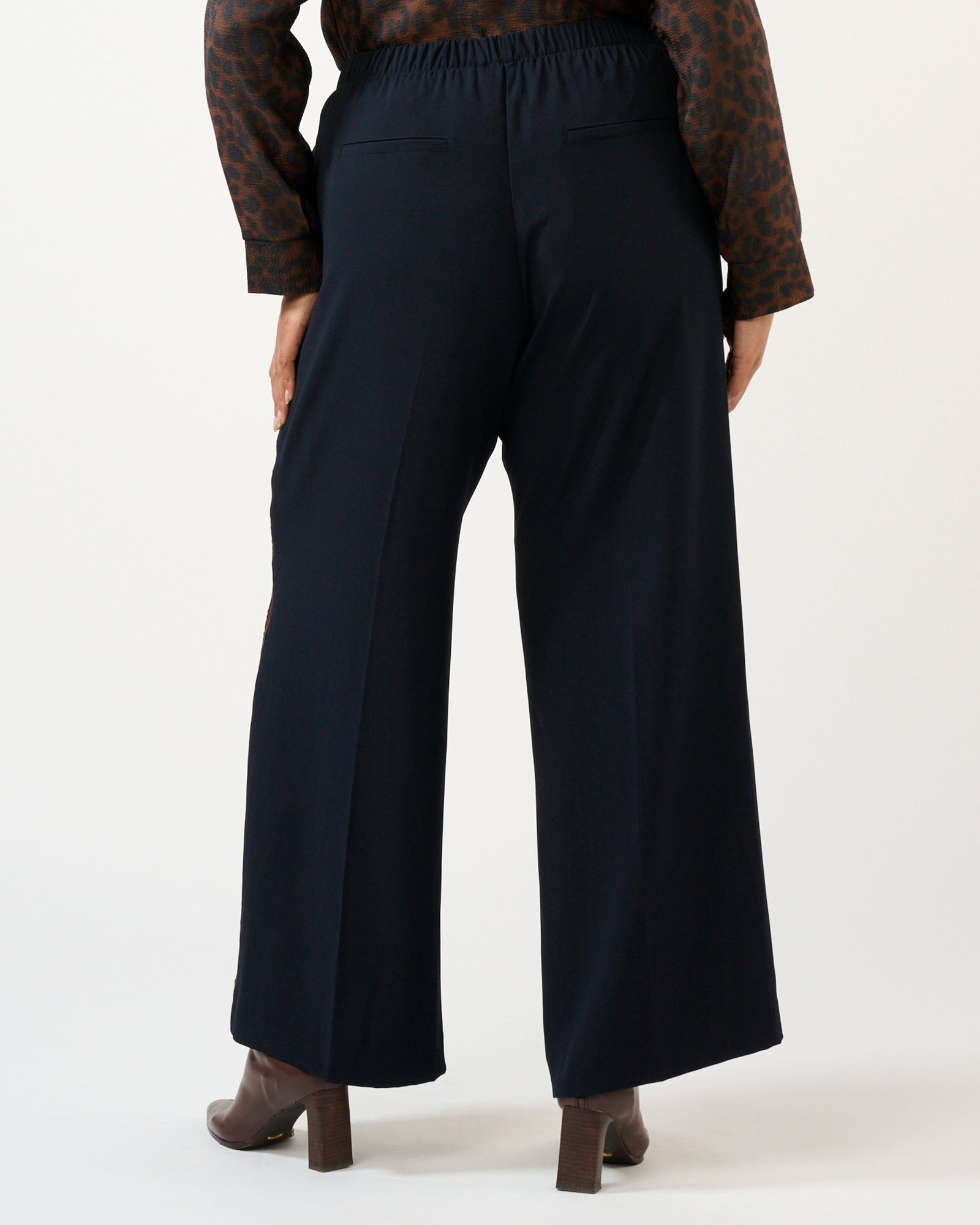 Jesse Pant - Navy/Choc - Estelle Clothing