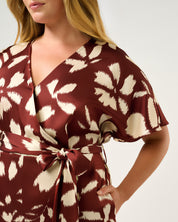 Hamilton Jumpsuit - Terracotta/Cream - Estelle Clothing
