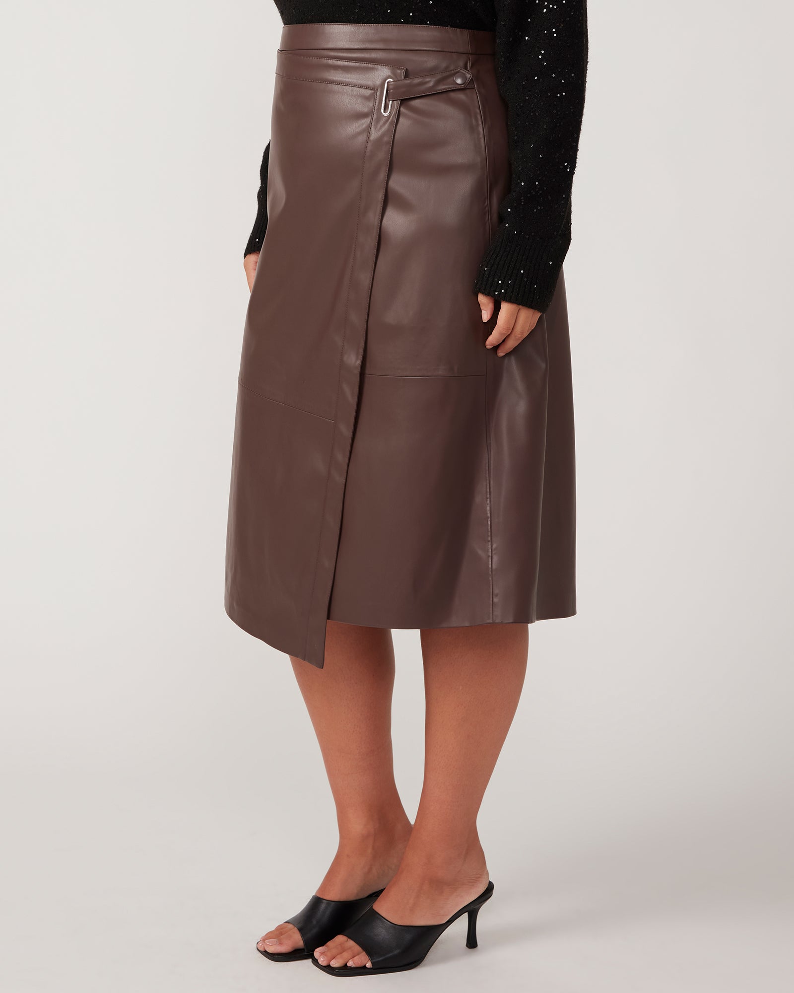 Michelangelo Skirt - Chocolate - Estelle Clothing
