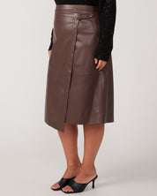 Michelangelo Skirt - Chocolate - Estelle Clothing