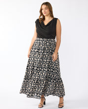 Sea Lily Skirt - Print - Estelle Clothing
