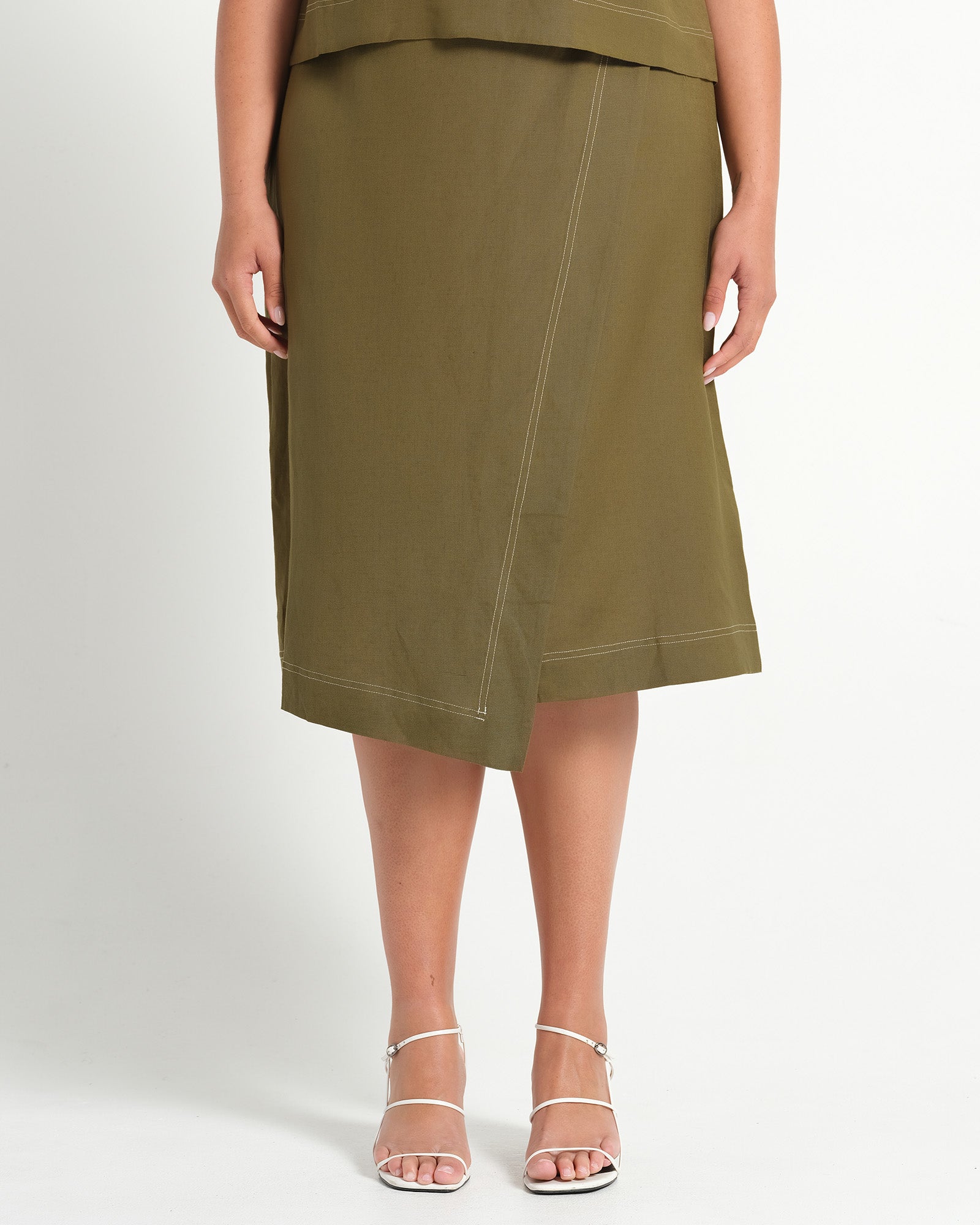 SONNET SKIRT - FERN - Estelle Clothing