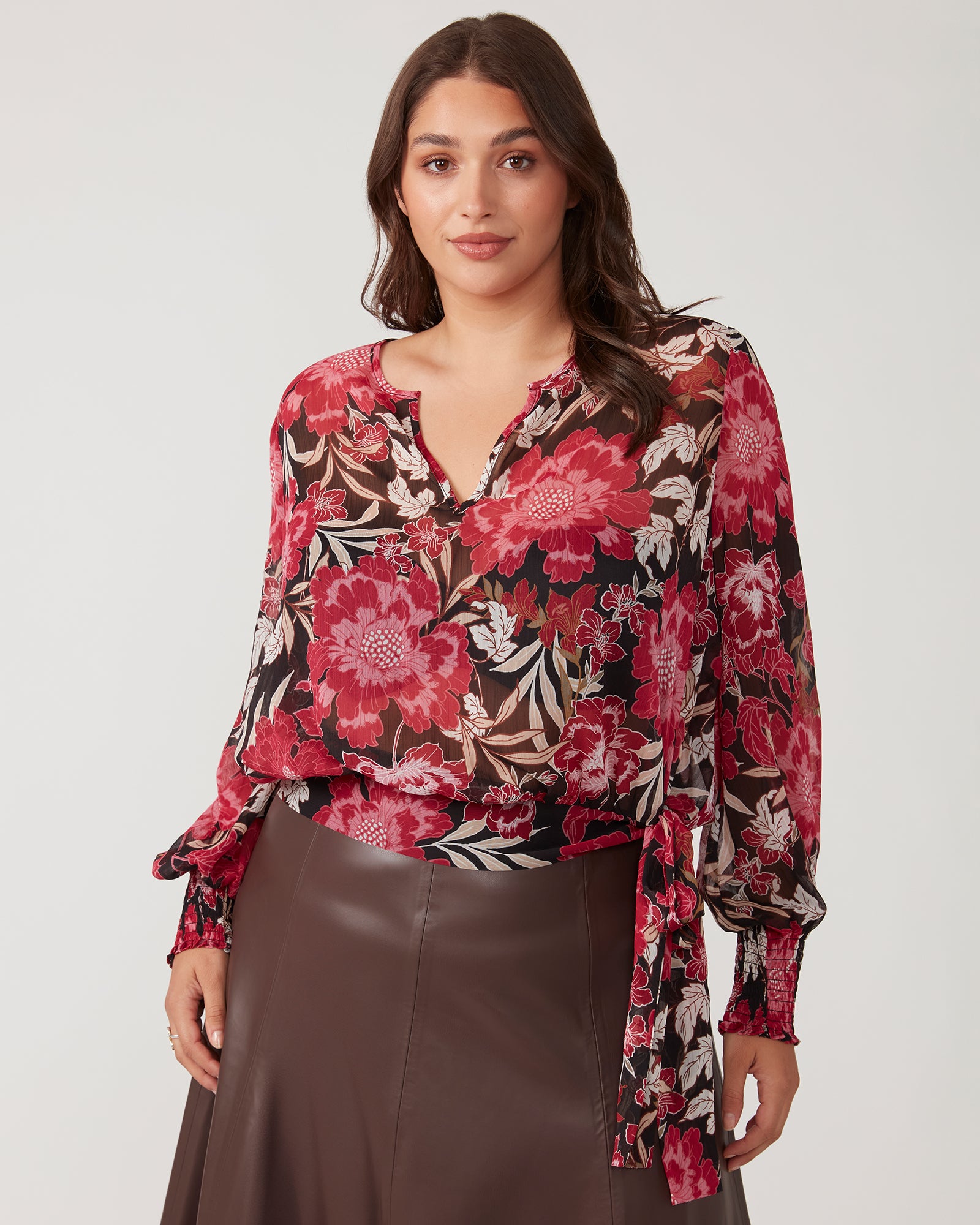 Petal Dream Top - Print - Estelle Clothing