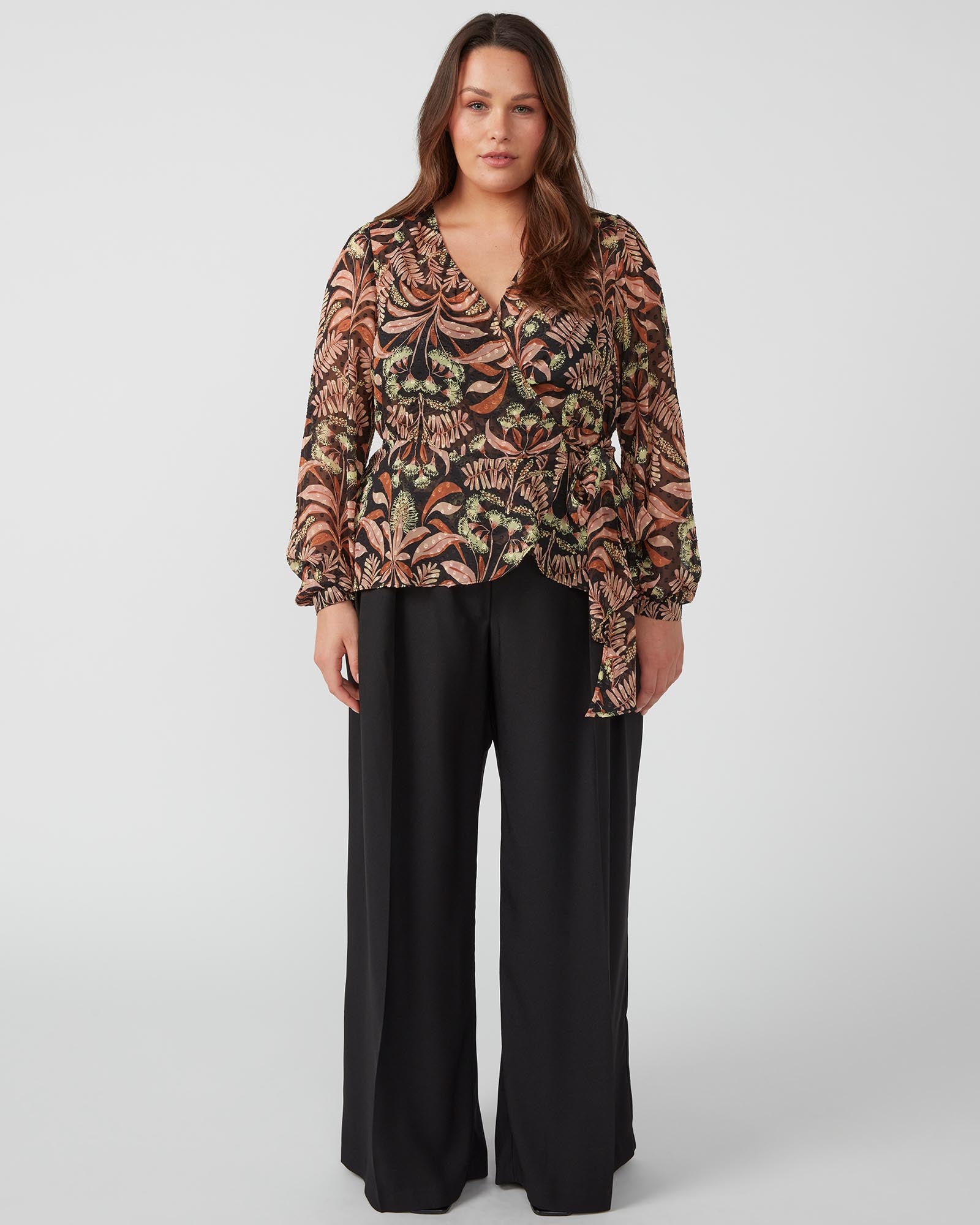 Thalia Blooms Top - Print - Estelle Clothing