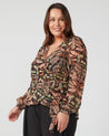 Thalia Blooms Top - Print - Estelle Clothing