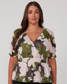 Morning Glory Top - Print - Estelle Clothing