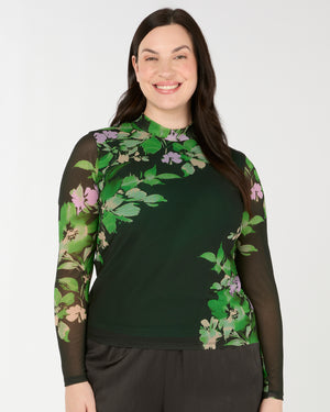 Fiora Mesh Top - Ivy Fleur - Estelle Clothing