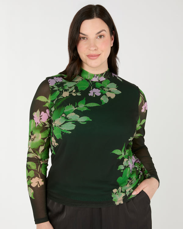 Fiora Mesh Top - Ivy Fleur - Estelle Clothing