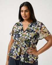 Wilsons Prom Top - Print - Estelle Clothing