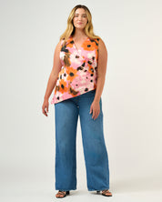 Freya Top - Peony/Mandarin - Estelle Clothing