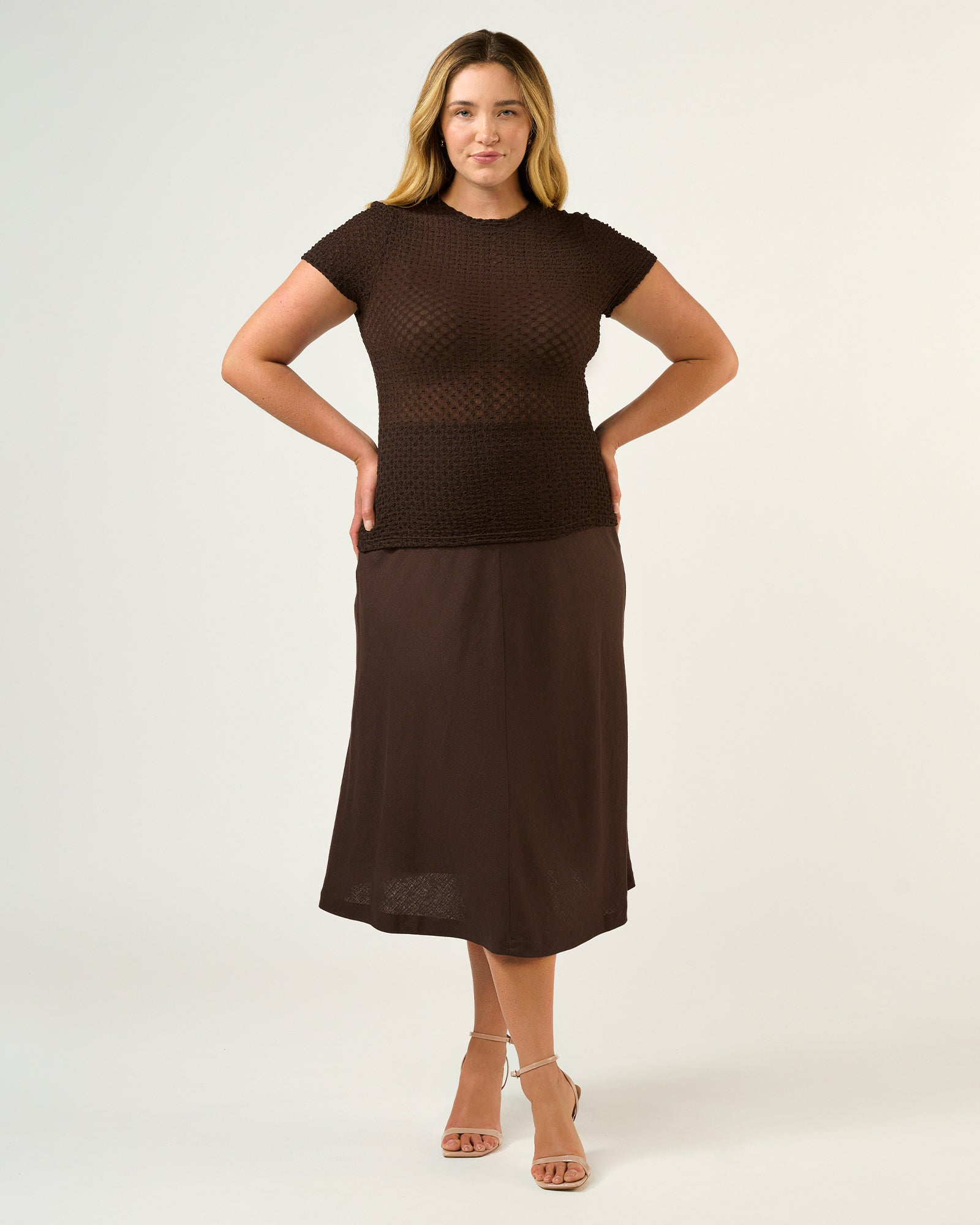 Naomi Top - Espresso - Estelle Clothing