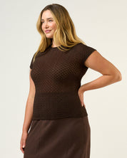 Naomi Top - Espresso - Estelle Clothing
