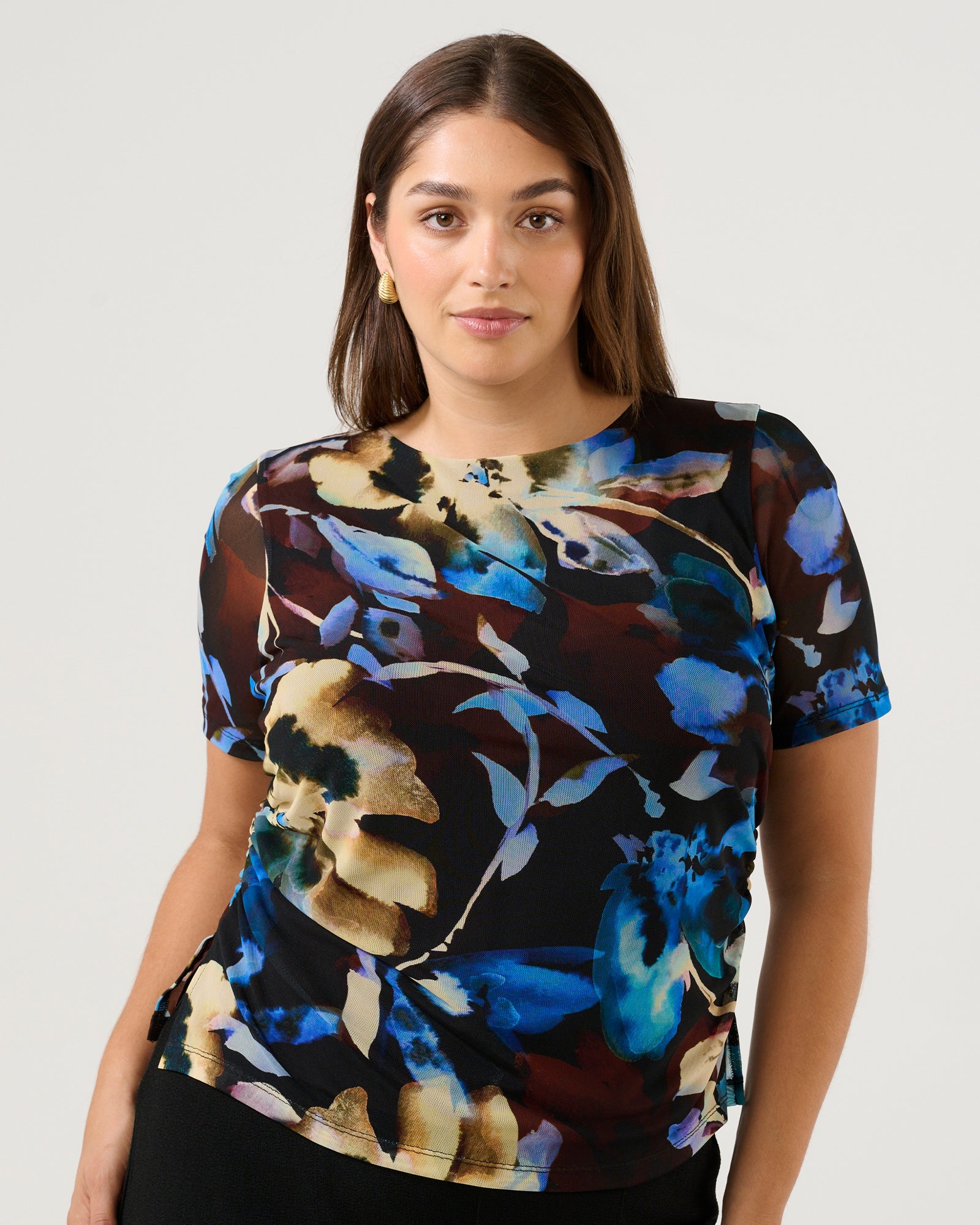 Cleo Top - Choc Winter - Estelle Clothing
