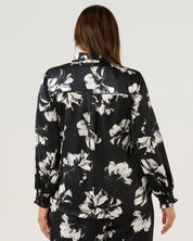 Gilda Shirt - Black/Milk - Estelle Clothing
