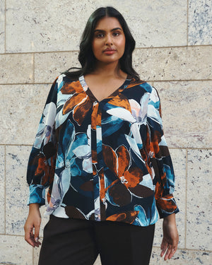 Annette Shirt - Auburn Tides - Estelle Clothing
