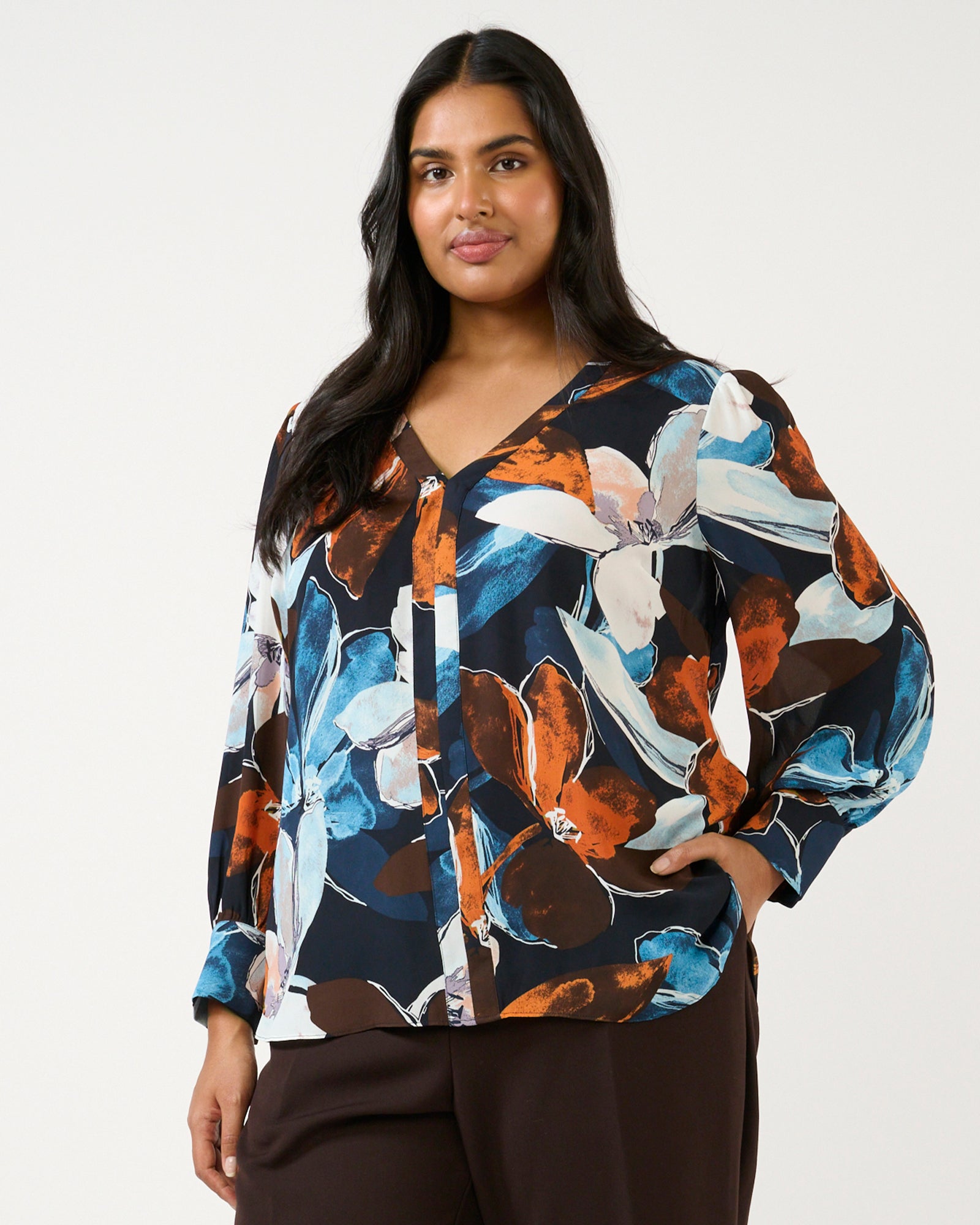 Annette Shirt - Auburn Tides - Estelle Clothing
