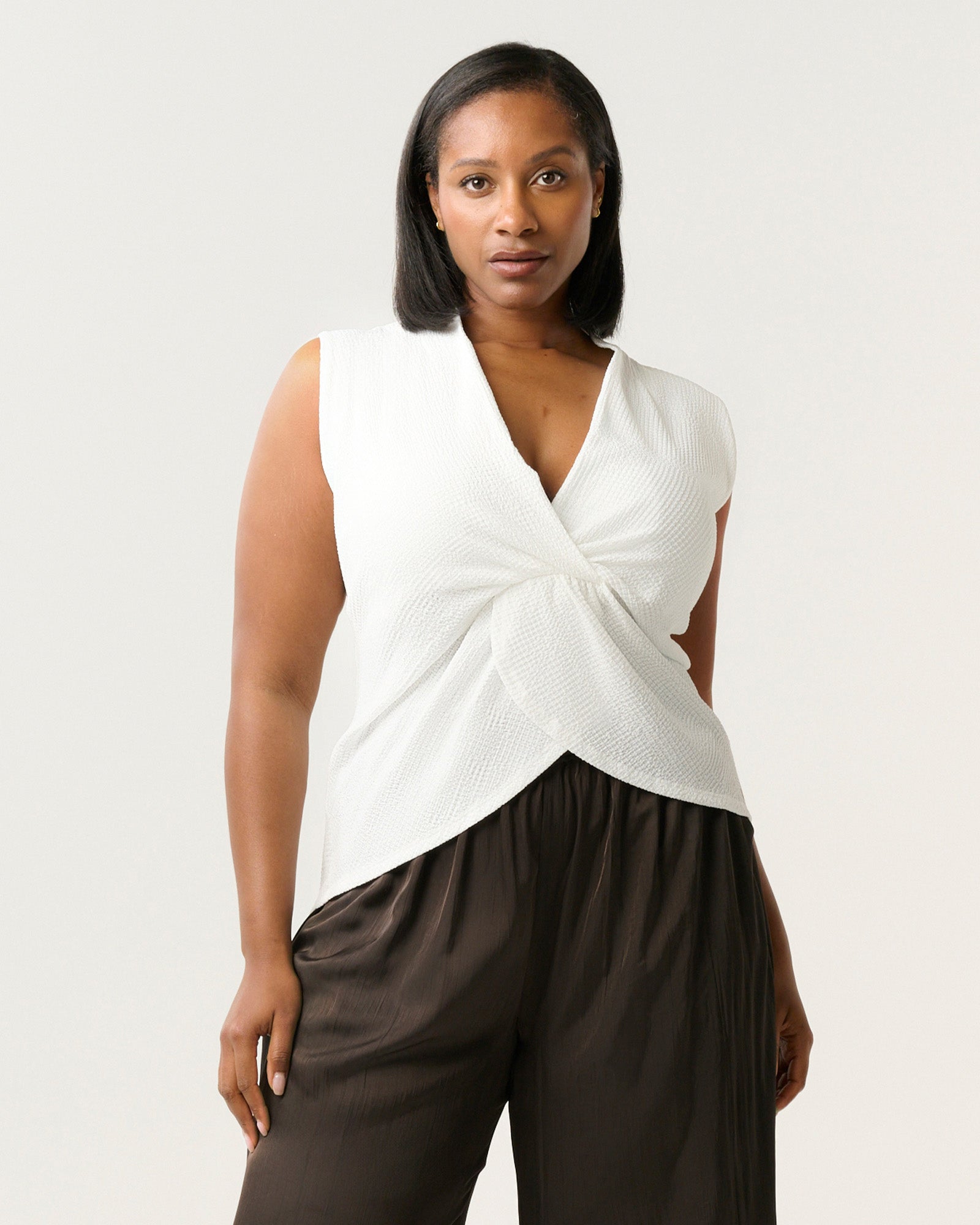 Hadley Top - Milk - Estelle Clothing