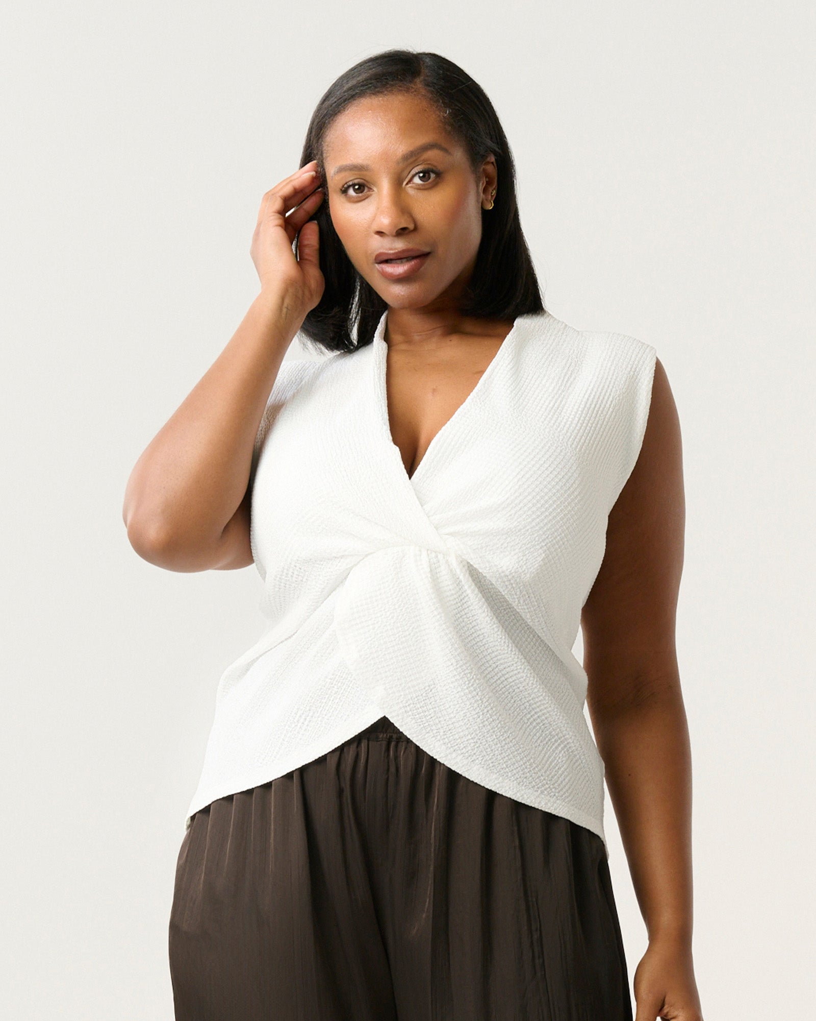 Hadley Top - Milk - Estelle Clothing