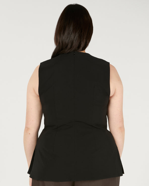 Hallie Top - BLACK - Estelle Clothing
