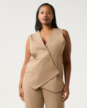 Mahina Top - Mushroom - Estelle Clothing