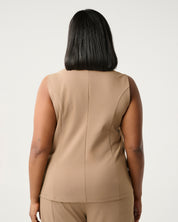 Mahina Top - Mushroom - Estelle Clothing