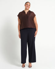 Kelly Top - Chocolate - Estelle Clothing
