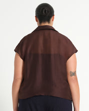 Kelly Top - Chocolate - Estelle Clothing

