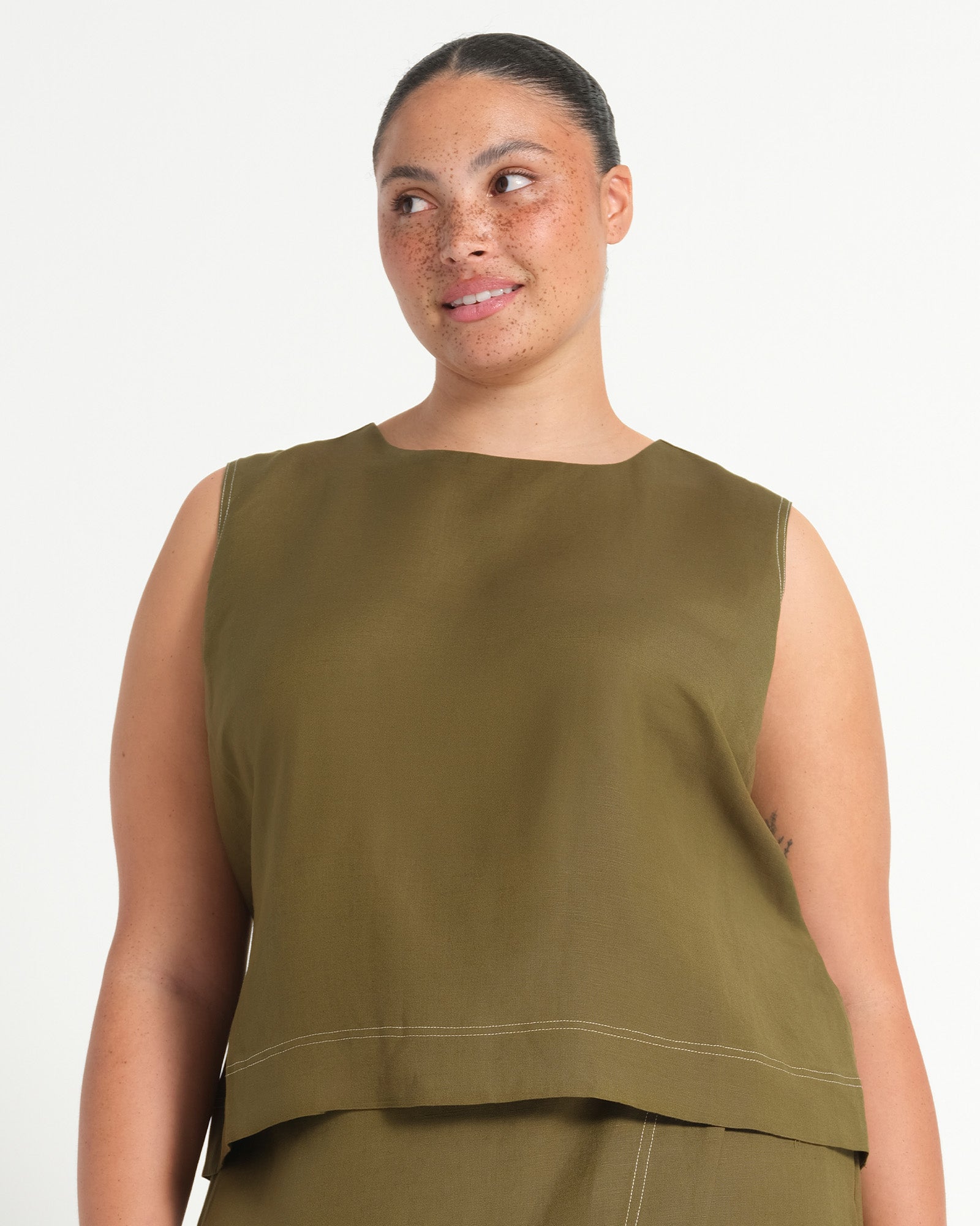 SONNET TOP - FERN - Estelle Clothing