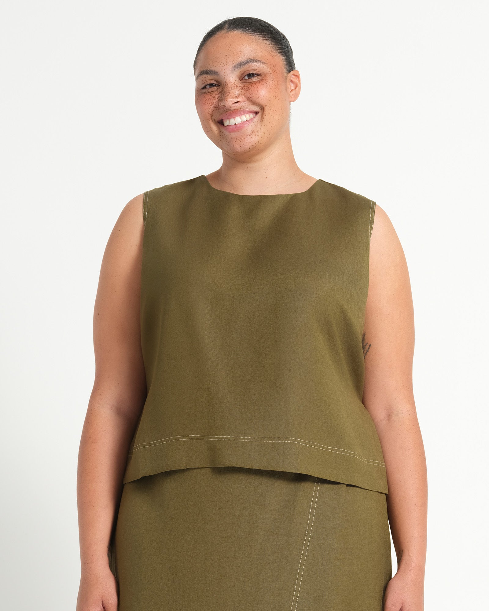 SONNET TOP - FERN - Estelle Clothing