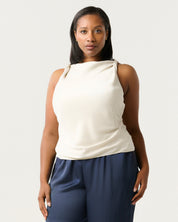 Tahni Top - Oyster - Estelle Clothing