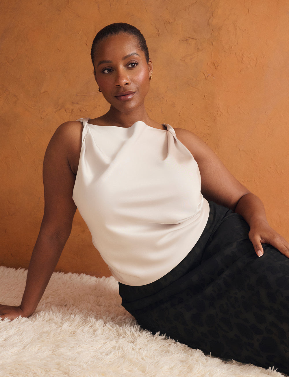 Tahni Top - Oyster - Estelle Clothing