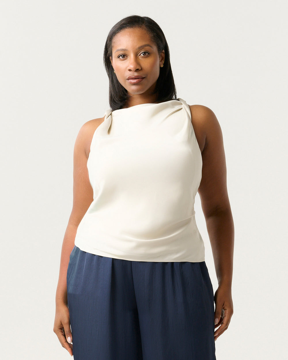 Tahni Top - Oyster - Estelle Clothing
