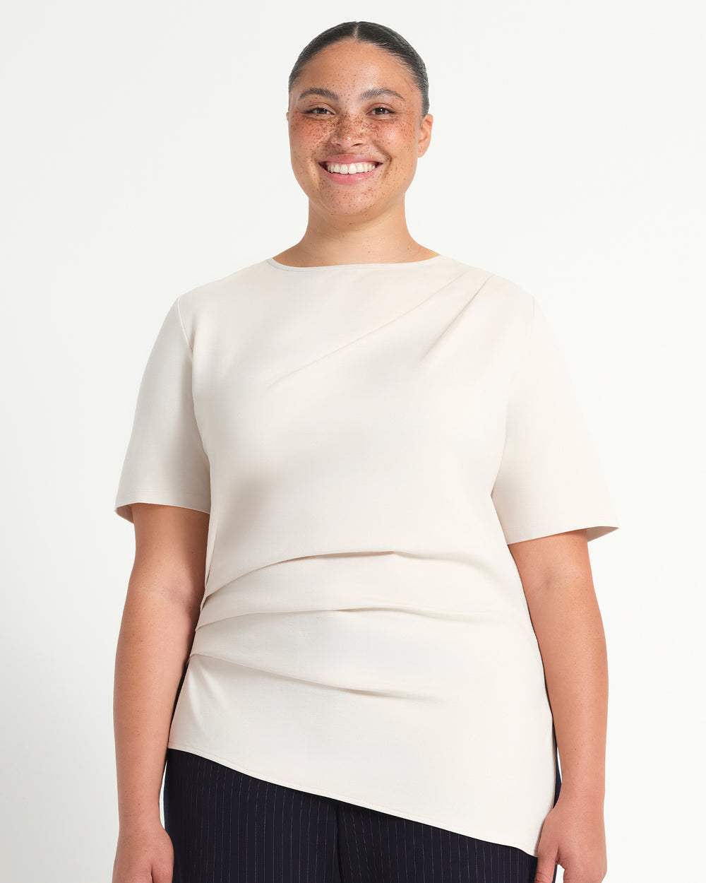 Sasha Top - Oyster - Estelle Clothing