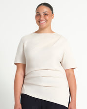 Sasha Top - Oyster - Estelle Clothing
