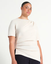 Sasha Top - Oyster - Estelle Clothing