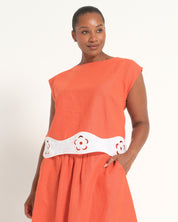 Kaia Top - Persimmon - Estelle Clothing
