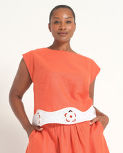Kaia Top - Persimmon - Estelle Clothing
