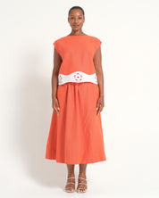 Kaia Top - Persimmon - Estelle Clothing
