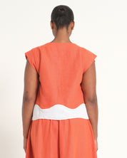 Kaia Top - Persimmon - Estelle Clothing
