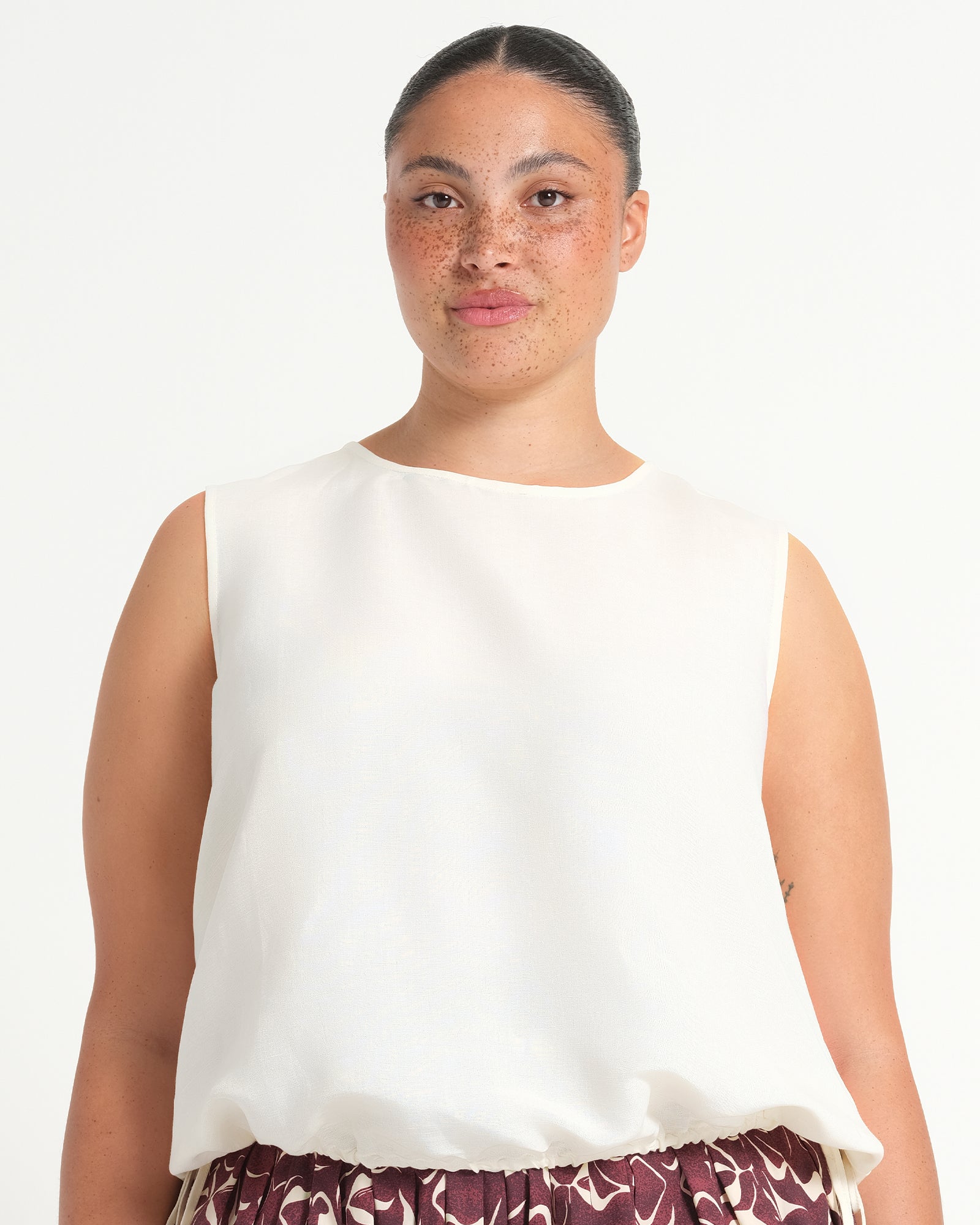 AINSLEY TOP - NATURAL - Estelle Clothing
