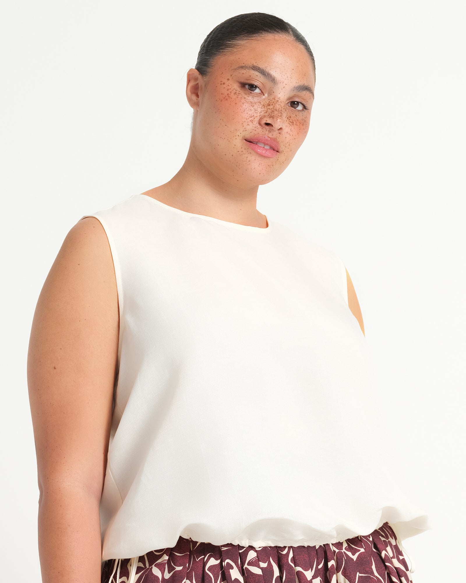 AINSLEY TOP - NATURAL - Estelle Clothing
